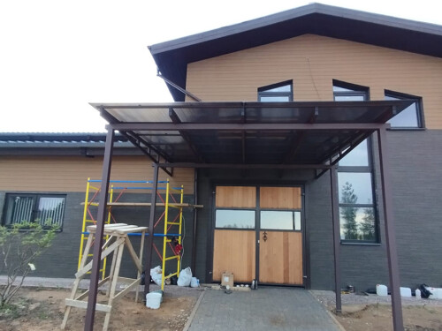 Навес над входной группой, г.&nbsp;Солнечногорск