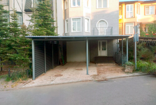 Навес над входной группой, г. Химки